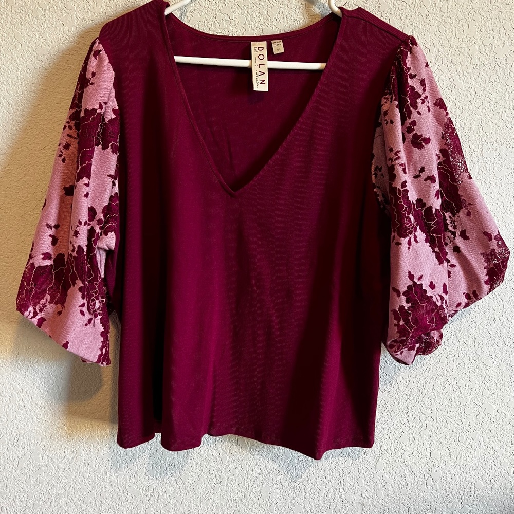Rosy Anthropology/Dolan Top